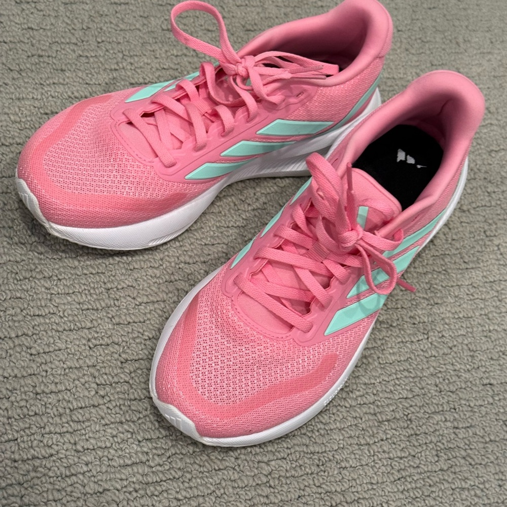 adidas Pink and Mint Sneakers